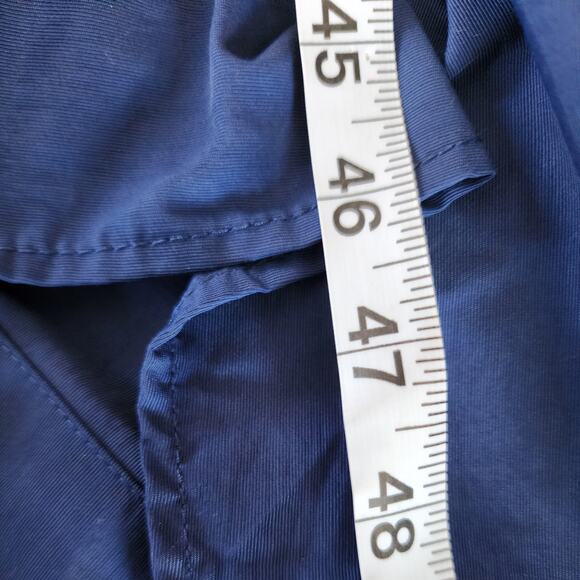 Banana republic Spring Opera Coat Spring Navy Trench Size Medium - Picture 11 of 11